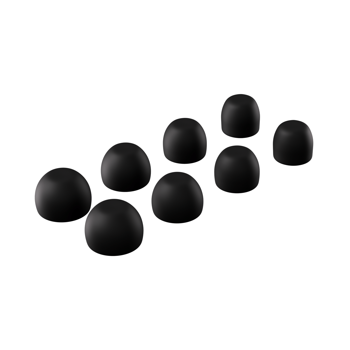 Loop Quiet™ 2 Ear Tips - Black (Mixed Sizes)